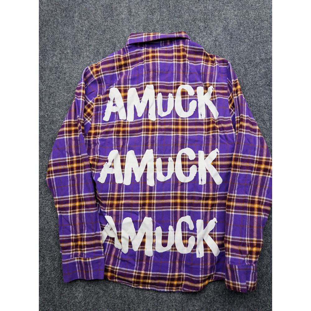 Disney Hocus Pocus Cakeworthy Purple Flannel Shirt Amuck Size Small - Picture 4 of 4